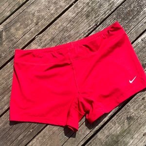 Nike Red Workout Shorts XL